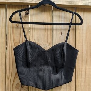 NWOT Zara Corset Sweetheart Tank